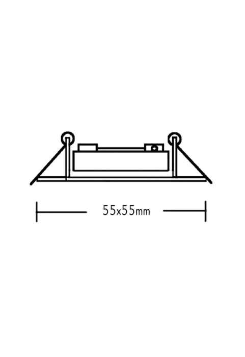 Square down light MR11 BS3154 NM