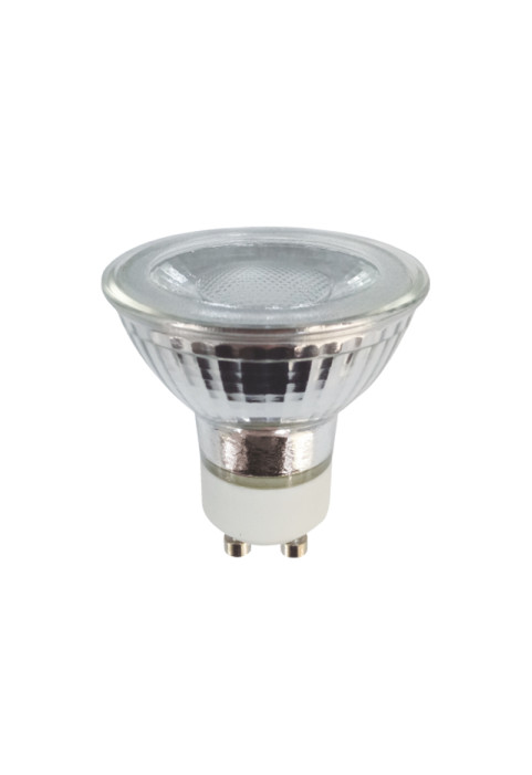 LED SMD GU10 7W 4000K 230V AC 640LM RA80 30000H 38° GLASS