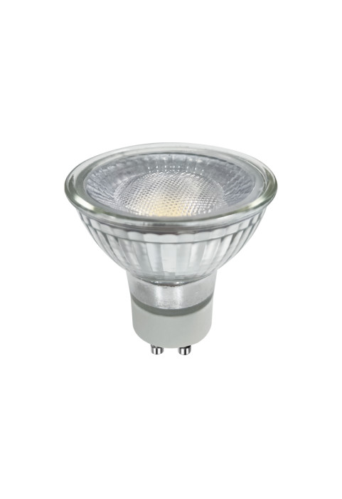 LED SMD GU10 7W 4000K 230V AC 590LM RA80 30000H 100° GLASS