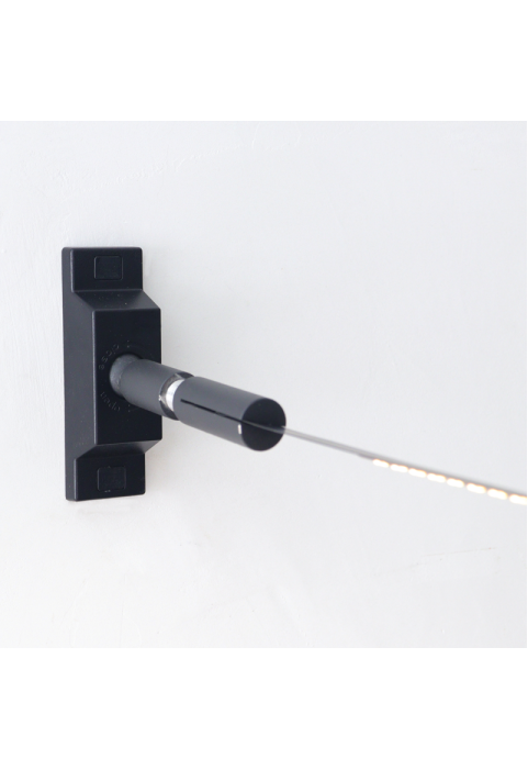 ROOFPATH SET OF 2PCS BLACK BASE HOLDER WITH 45° ADJUSTABLE ROD