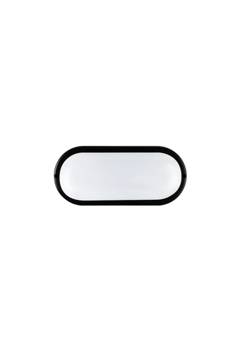 LED PC BLACK WALL LUMINAIRE 230V AC IP65 10W 900lm 3000K 110° Ra80