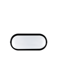 LED PC BLACK WALL LUMINAIRE 230V AC IP65 20W 1700lm 3000K 110° Ra80