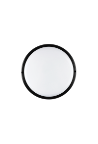 LED PC BLACK CEIL LUMINAIRE 230V AC IP65 20W 1800lm 6000K 110° Ra80