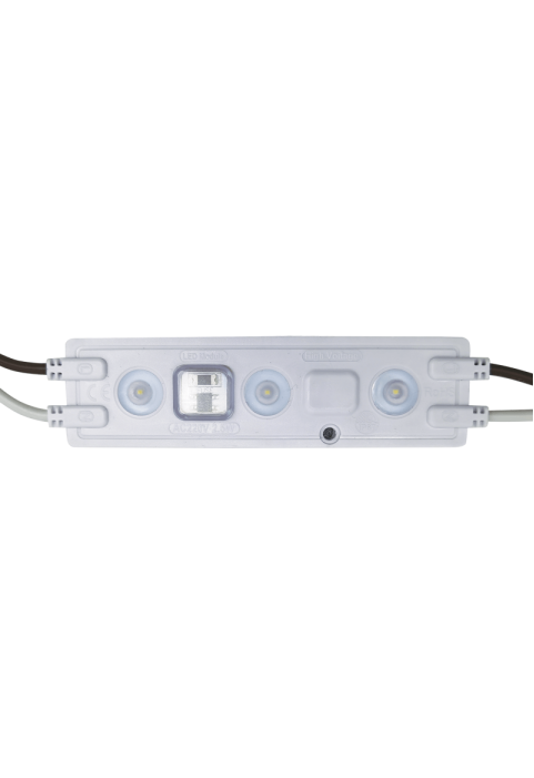 ^LED SMD SIGN MODULE ABS 230V AC 2.5W 4000K 200LM IP67 155° 110x28x8.5MM 3x2835 5YRS(20PCS STRING)