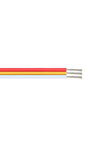 ^3 WIRE(RED-YELLOW-WHITE) 100M SPOOL (17*0,12mm)