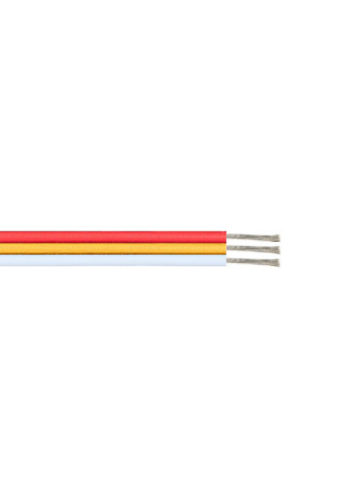 ^3 WIRE(RED-YELLOW-WHITE) 100M SPOOL (17*0,12mm)