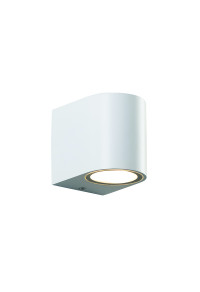 ФАСАДЕН АПЛИК GU10 WALL LUMINAIRE  PLASTIC 230V AC WHITE IP65 MAX 3W LED