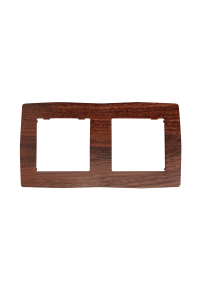 PRIME 2 GANG FRAME IP20 WOOD