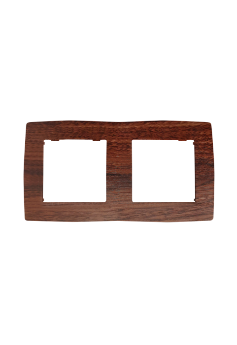 PRIME 2 GANG FRAME IP20 WOOD