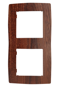PRIME 2 GANG FRAME IP20 WOOD