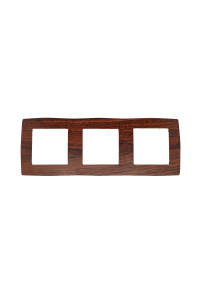 PRIME 3 GANG FRAME IP20 WOOD