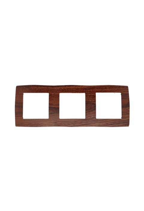 PRIME 3 GANG FRAME IP20 WOOD