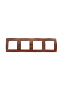 PRIME 4 GANG FRAME IP20 WOOD