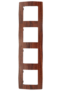 PRIME 4 GANG FRAME IP20 WOOD