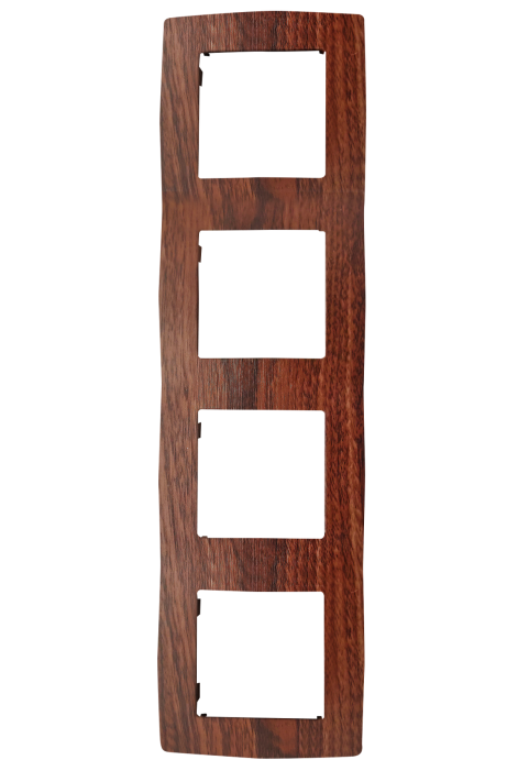 PRIME 4 GANG FRAME IP20 WOOD