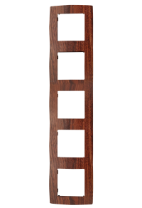PRIME 5 GANG FRAME IP20 WOOD