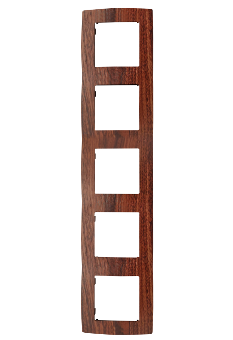 PRIME 5 GANG FRAME IP20 WOOD