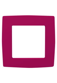 PRIME 1 GANG FRAME IP20 PINK