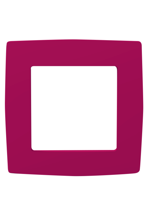 PRIME 1 GANG FRAME IP20 PINK