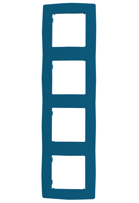 PRIME 4 GANG FRAME IP20 AZURE