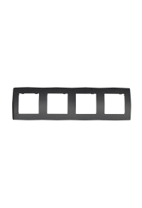 PRIME 4 GANG FRAME IP20 GREY