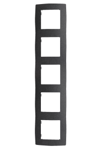 PRIME 5 GANG FRAME IP20 GREY