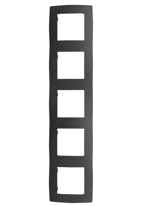 PRIME 5 GANG FRAME IP20 GREY
