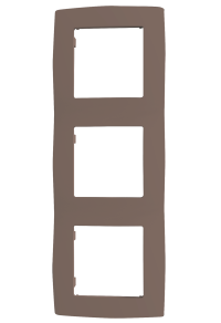 PRIME 3 GANG FRAME IP20 BEIGE