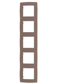 PRIME 5 GANG FRAME IP20 BEIGE