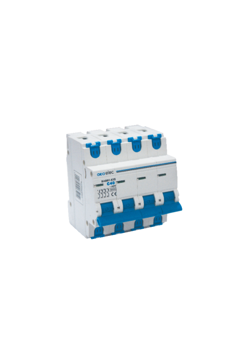 MCB 4P D25 6kA 4M