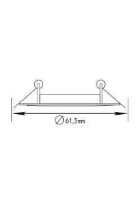 Down light 3161 MR11 W