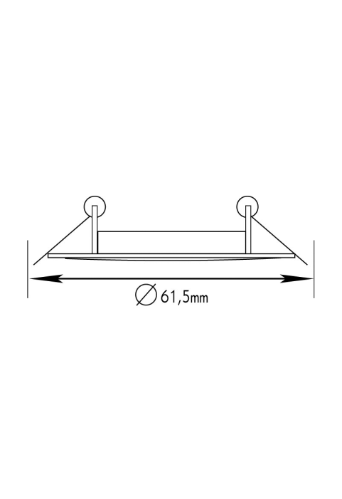 Down light 3161 MR11 W
