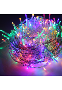 50LED НИЗ СВЕТЛИНИ БАТЕРИЯ (2xAA), RGB СТАБИЛЕН, IP20, 490 + 30cm, TRAN / НАЕМ ОЛОВО КАБЕЛ