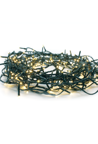 50LED НИЗ СВЕТЛИНИ БАТЕРИЯ (3xAA), CW 6 / 18 ТАЙМЕР & 8 ФУНКЦИИ, IP44, 490 + 30cm, ЗЕЛЕН ВОДЕЩ КАБЕЛ