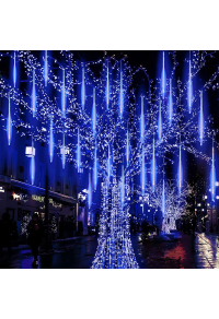 "КОКИЧЕ" 240 CW LED СВЕТЛИНИ, 30LX8DROPS ДЪЛЖИНА.50CM, АДАПТИРАНЕ. (5V), СВЪРЖЕТЕ (ΜΑΧ 3) IP44, 3.2m + 5m TRAN / RENT КАБЕЛ