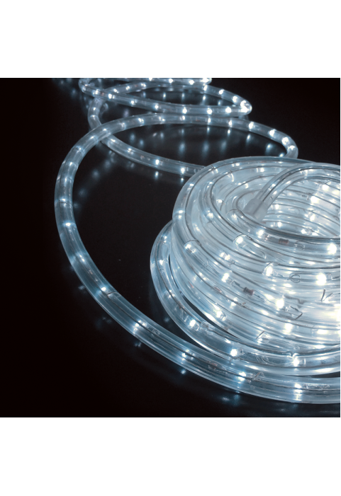 COOL WHITE 3-ТЕЛ LED ВЪЖЕ СВЕТЛИНА, МАКАРА 50m 36L / m CUT PER 2m IP44 + 3 SET АКСЕСОАРИ
 