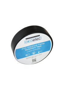 ^ ELECTRICAL PVC TAPE ACAELEC BLACK 0.13mmx19mmx20yds
