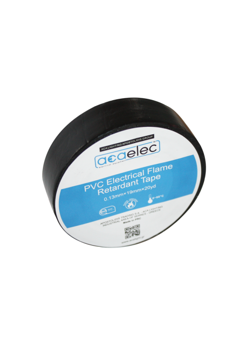 ^ ELECTRICAL PVC TAPE ACAELEC BLACK 0.13mmx19mmx20yds