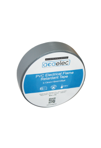 ^ ELECTRICAL PVC TAPE ACAELEC GREY 0.13mmx19mmx20yds