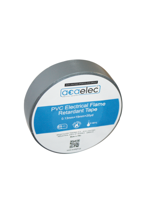 ^ ELECTRICAL PVC TAPE ACAELEC GREY 0.13mmx19mmx20yds