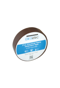 ^ ELECTRICAL PVC TAPE ACAELEC BROWN 0.13mmx19mmx20yds