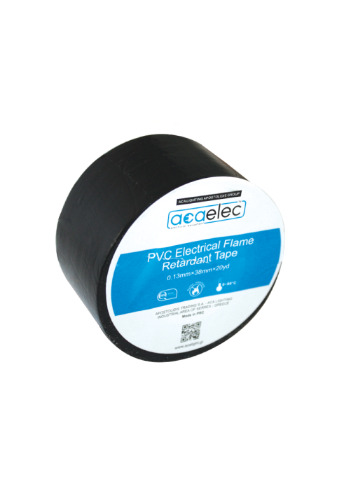 ^ ELECTRICAL PVC TAPE ACAELEC BLACK 0.13mmx38mmx20yds