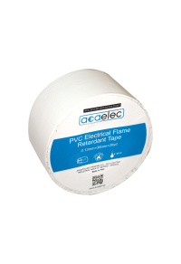 ELECTRICAL PVC TAPE ACAELEC WHITE 0.13mmx38mmx20yds