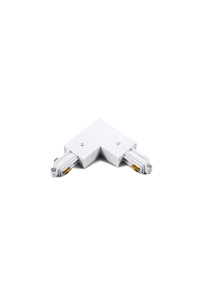 ANGLE 90° 2 WIRES WHITE