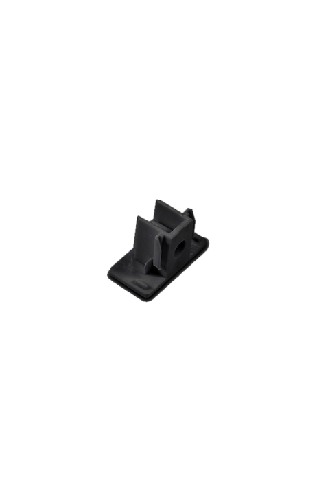 BLACK END CAP FOR TWO WIRES TRACK 