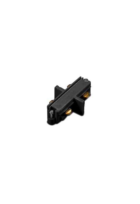 BLACK STRAIGHT CONNECTOR FOR 2 WIRES