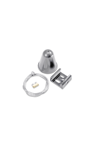 RAIL TRACK 4 CABLE SILVER GRAY