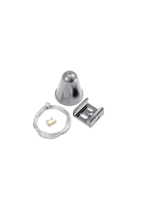 RAIL TRACK 4 CABLE SILVER GRAY