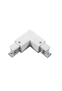 WHITE 90° CORNER SUPPLY 4 WIRES LEFT