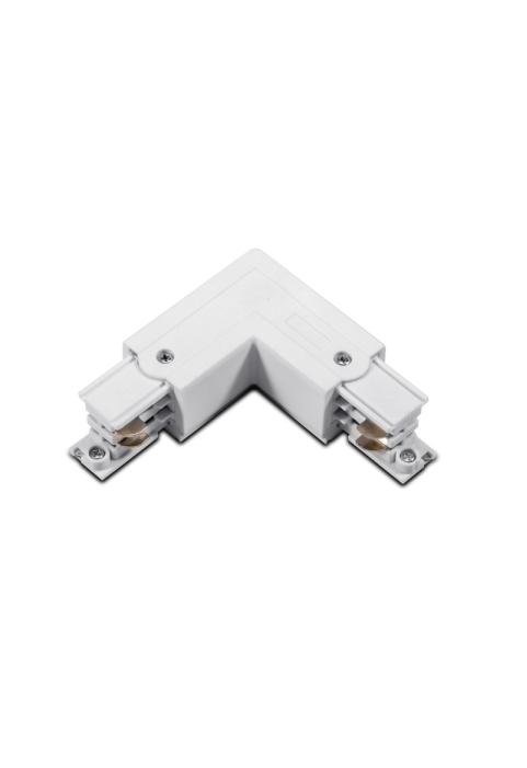 WHITE 90° CORNER SUPPLY 4 WIRES LEFT
